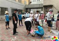 晨光社區、河南小學志愿者冒高溫義務粉刷電表箱 做實創城細節